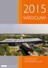 Sprawozdanie roczne z wykonania budżetu Miasta Wrocławia za 2015 rok