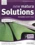 1) New Matura Solutions oraz Matura Solutions. 2) New Matura Success. Alles klar 2a; Alles klar2b. - zakres podstawowy