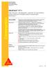 Karta Informacyjna SikaFuko VT 1 Opis produktu Zastosowanie Właściwości  Construction     Badania Certyfikaty / Raporty z badań