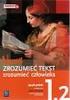 LICEUM OGÓLNOKSZTAŁCĄCE KLASA I. Zrozumieć tekst zrozumieć człowieka. Matura Repetytorium Poziom Podstawowy lub rozszerzony.