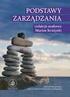 PODSTAWY ZARZĄDZANIA Autor:: red. Marian Strużycki, Wstęp