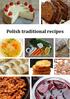 Polish traditional recipes