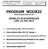 PROGRAM WODA32. (stan na dzień ) JEDNOLITY PLIK KONTROLNY (JPK_FA, JPK_VAT) 3. Ustawienie danych podatnika w programie WODA32