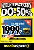 1999, x40. USB HDMI x4. Telewizor LCD Full HD LE46D550 Dolby Digital Plus Tuner DVB-T (MPEG-4) Czytnik kart pamięci SD AKCJA TRWA