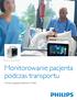 Monitorowanie pacjenta podczas transportu. Monitor pacjenta IntelliVue MX400