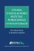 USTAWA O DZIAŁALNOŚCI POŻYTKU PUBLICZNEGO