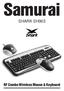 Samurai SHARK SH903. RF Combo Wireless Mouse & Keyboard