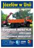 BUDOWA RUSZYŁA KTO I GDZIE WYKONUJE INWESTYCJE? Zwiększenie potencjału inwestycyjnego regionu rozbudowa sieci wodociągowo-kanalizacyjnej w Józefowie