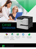 C4150. Kolorowa drukarka laserowa dla małych i średnich grup roboczych. Szybkość i produktywność, wygoda i niezawodność - tego potrzebujesz