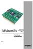 MMsam7s. Instrukcja UŜytkownika. Minimoduł z mikrokontrolerem ARM REV 2. Many ideas one solution