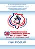 FINAL PROGRAM WINTER CONFERENCE OF EMERGENCY MEDICINE AND INTENSIVE CARE. March 09 th 12 th, 2016, Karpacz, Poland