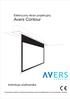 Elektryczny ekran projekcyjny Avers Contour