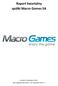 Raport kwartalny spółki Macro Games SA
