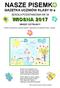 NASZE PISEMK. GAZETKA UCZNIÓW KLASY III a SZKOŁA PODSTAWOWA NR 38 WIOSNA 2017 DRODZY CZYTELNICY!