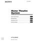 Home Theatre System HT-SL900W. Gebruiksaanwijzing NL. Bruksanvisning SE. Istruzioni per l uso IT. Instrukcja obsługi (1)