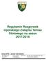 Regulamin Rozgrywek Opolskiego Związku Tenisa Stołowego na sezon 2017/2018