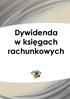 Dywidenda w księgach rachunkowych