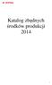 Katalog zbędnych środków produkcji 2014