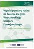 Wyniki pomiaru ruchu na terenie 26 gmin Wrocławskiego Obszaru Funkcjonalnego