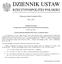 DZIENNIK USTAW RZECZYPOSPOLITEJ POLSKIEJ. Warszawa, dnia 9 sierpnia 2016 r. Poz z dnia 22 lipca 2016 r.