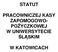 PRACOWNICZEJ KASY ZAPOMOGOWO- POŻYCZKOWEJ W UNIWERSYTECIE ŚLĄSKIM W KATOWICACH