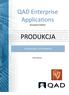 QAD Enterprise Applications. Standard Edition PRODUKCJA PODRĘCZNIK UŻYTKOWNIKA EDYCJA 2013/14