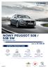 Nowy peugeot 508 / cennik 50/50. rok produkcji kredyt 50/50 z pakietem ubezpieczenia 2,99% ubezpieczenie. z pakietem ubezpieczenia 2,99%