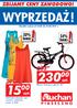 50% TANIEJ 54% TANIEJ. szt. szt. Rower dziecięcy, górski 20 Sukienka damska, mix wzorów i kolorów, rozm. S-XXL