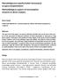 Metodologiczne aspekty badań konsumpcji w ujęciu bezpośrednim Methodological aspects of consumption research in direct analysis