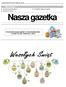 Nasza gazetka. Przedszkole Samorządowe Nr 68 w Białymstoku NUMER 8 (159) KWIECIEŃ 2017r. Warto przeczytać 1 NASZA GAZETKA 8 (159) KWIECIEŃ 2017R.