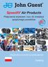 John Guest. Speedfit Air Products. Połączenia wtykowe i rury do instalacji sprężonego powietrza. Katalog. Oryginalne produkty wysokiej jakości