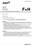 F+H GCSE POLISH 8688/SF+SH. Paper 2 Speaking (Foundation and Higher) Specimen 2019 SPECIMEN MATERIAL