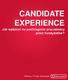 CANDIDATE EXPERIENCE Jak wpływać na postrzeganie pracodawcy przez kandydatów?