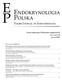 E P ENDOKRYNOLOGIA POLSKA POLISH JOURNAL OF ENDOCRINOLOGY. Zeszyt edukacyjny II/Education supplement II. Tom/Volume 62 Rok/Year 2011