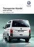 Transporter Kombi NEW EDITION