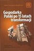 Gosp.odarka Polski po 15 latach transformacji