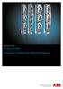 Katalog techniczny ZLBM/ZHBM Listwowe rozłączniki bezpiecznikowe