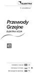 Przewody Grzejne ELEKTRA VCDR UK PL Installation manual Instrukcja montażu Инструкция по монтажу