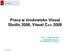 Praca w środowisku Visual Studio 2008, Visual C