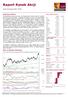 Raport Rynek Akcji. Sytuacja rynkowa. WIG w układzie dziennym. środa, 30 sierpnia 2017, 08:56
