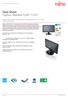 Data Sheet Fujitsu Monitor E20T-7 LED