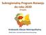 Subregionalny Program Rozwoju do roku 2020 (Projekt)
