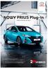 NOWY PRIUS Plug-in SPECYFIKACJA 2017 OFERTA SPECJALNA DLA BIZNESU: STANDARD LEASING 103% LUB LEASING SMARTPLAN