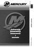 2016 Mercury Marine. Podręcznik Konserwacja konserwacji i montażu. 40/50/60 FourStroke