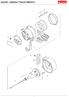 Numer katalogowy części. Numer. Nazwa SUPPORT RING STATOR 50HZ-110V,220V,110/220V BOLT & WASHER ASS'Y