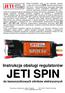 Instrukcja obsługi regulatorów JETI SPIN. do bezszczotkowych silników elektrycznych
