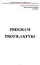 Szkoła Podstawowa w Żegiestowie. Załącznik nr 2 do Uchwały Rady Rodziców Szkoły Podstawowej w Żegiestowie Nr I/2016/2017 PROGRAM PROFILAKTYKI