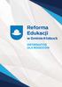 Reforma Edukacji. w Gminie Kłobuck. Informator