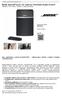 Bose SoundTouch 10 Czarny Ultimate Audio Konin kategoria: TOP > Bose > Głośniki > Bezprzewodowe