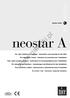 neostar A For roller shutters and awnings - Instructions and warnings for the fitter